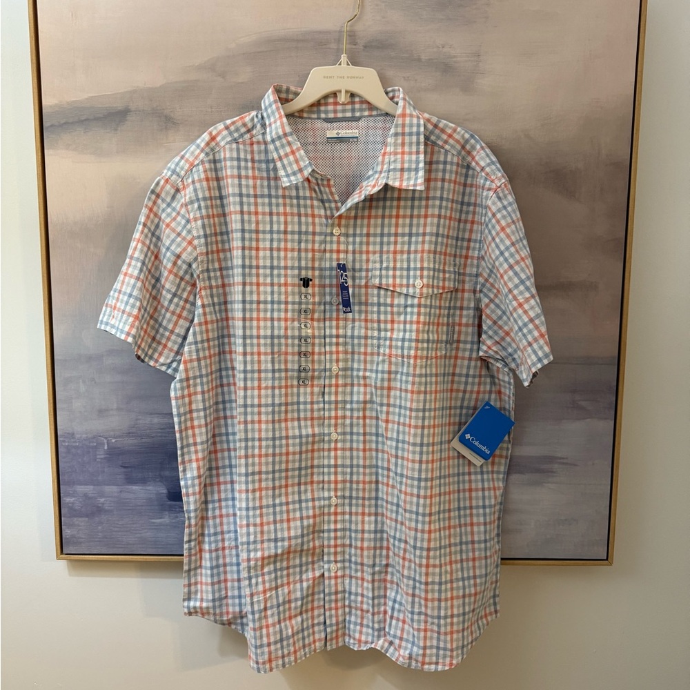 Columbia Canyon Spring Short Sleeve Plaid Shirt